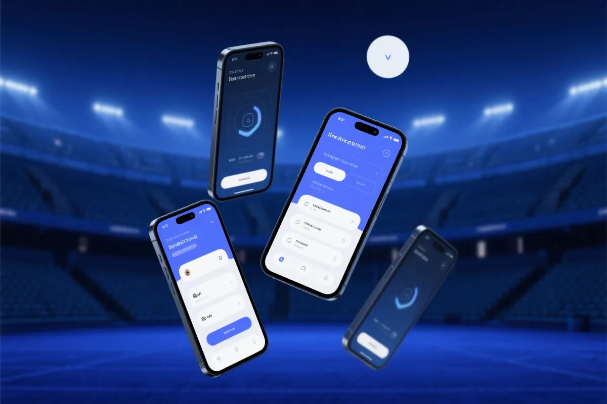 观赛应用多端界面示意图